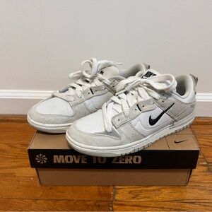 Nike Dunk Low Disrupt 2 cream white size 8W (6.5 gs)